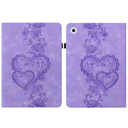 Love Hearts Embossed Leather Smart Tablet Case, For iPad 2025 / 2022, For iPad Air 11 2025 / 2024...