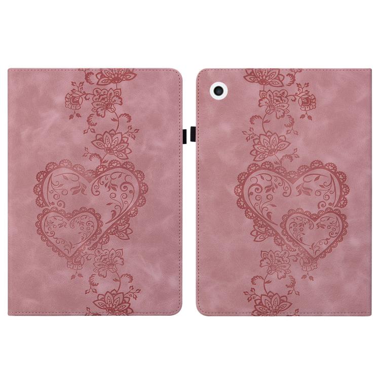 Love Hearts Embossed Leather Smart Tablet Case, For iPad 2025 / 2022, For iPad Air 11 2025 / 2024...