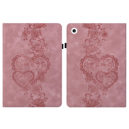 Love Hearts Embossed Leather Smart Tablet Case, For iPad 2025 / 2022, For iPad Air 11 2025 / 2024...