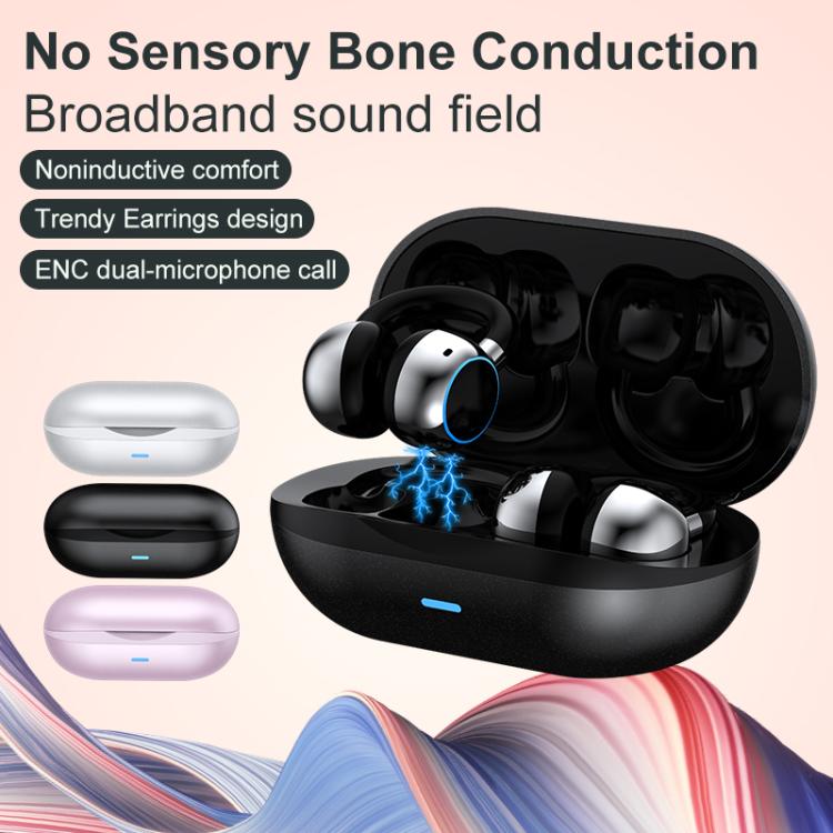 F11 Ear-hook Bone Conduction Wireless Bluetooth Earphone, F11 (White), F11 (Pink), F11 (Black)
