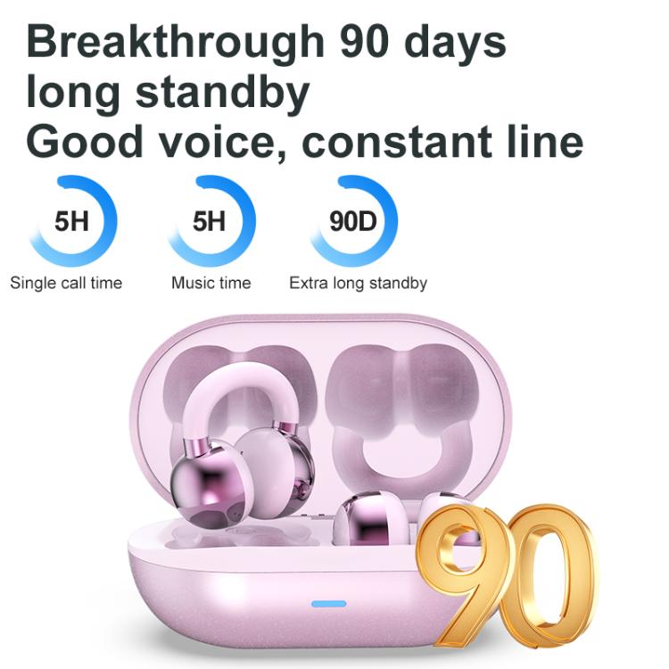 F11 Ear-hook Bone Conduction Wireless Bluetooth Earphone, F11 (White), F11 (Pink), F11 (Black)