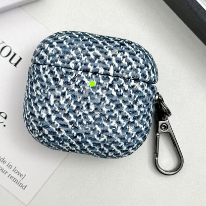 Camouflage Texture Earbuds Box PC Case with Hook, For AirPods 4, For AirPods 3