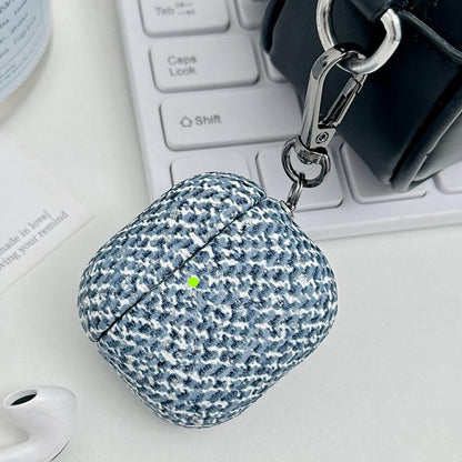 Camouflage Texture Earbuds Box PC Case with Hook, For AirPods 4, For AirPods 3