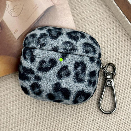 Leopard Texture Wireless Earphone PC Case, For AirPods 4, For AirPods Pro 2, For AirPods 3�������...