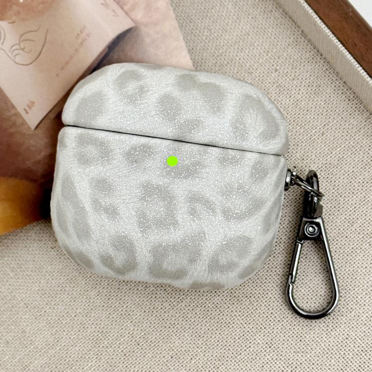 Leopard Texture Wireless Earphone PC Case, For AirPods 4, For AirPods Pro 2, For AirPods 3�������...