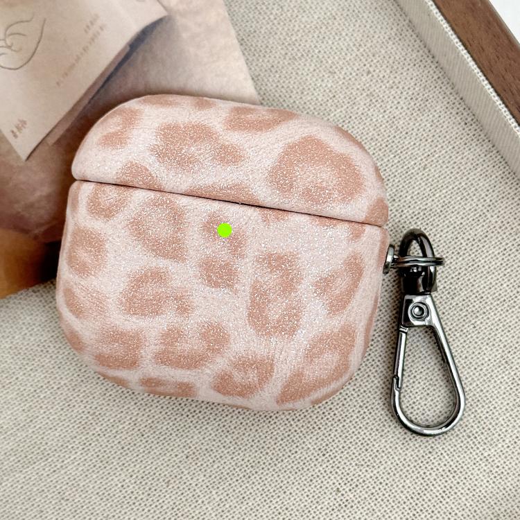 Leopard Texture Wireless Earphone PC Case, For AirPods 4, For AirPods Pro 2, For AirPods 3�������...