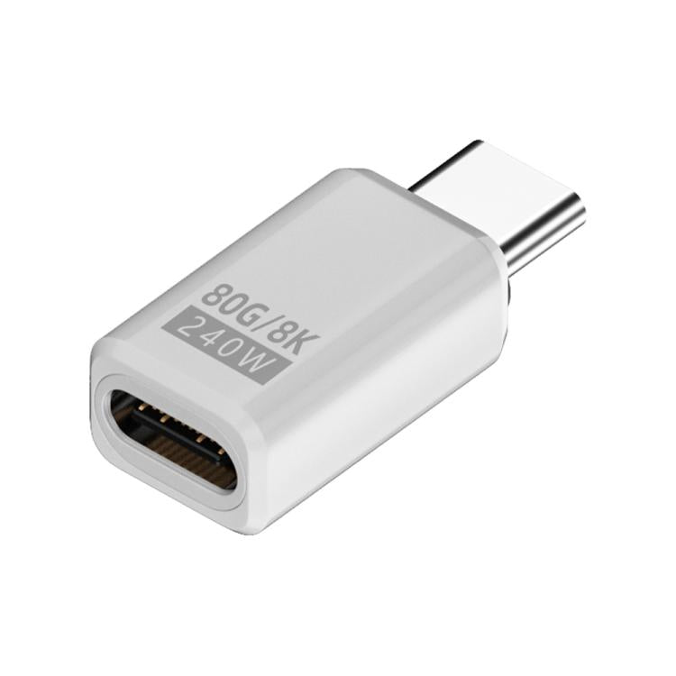 240W 80Gbps USB4 2.0 Type-C Full Function Adapter, Side Bend, 3D Bend, Female to Female����������...