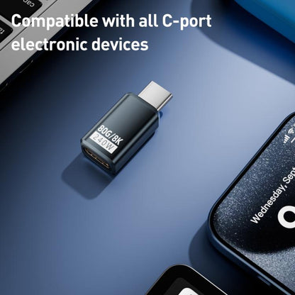 240W 80Gbps USB4 2.0 Type-C Full Function Adapter, Side Bend, 3D Bend, Female to Female����������...