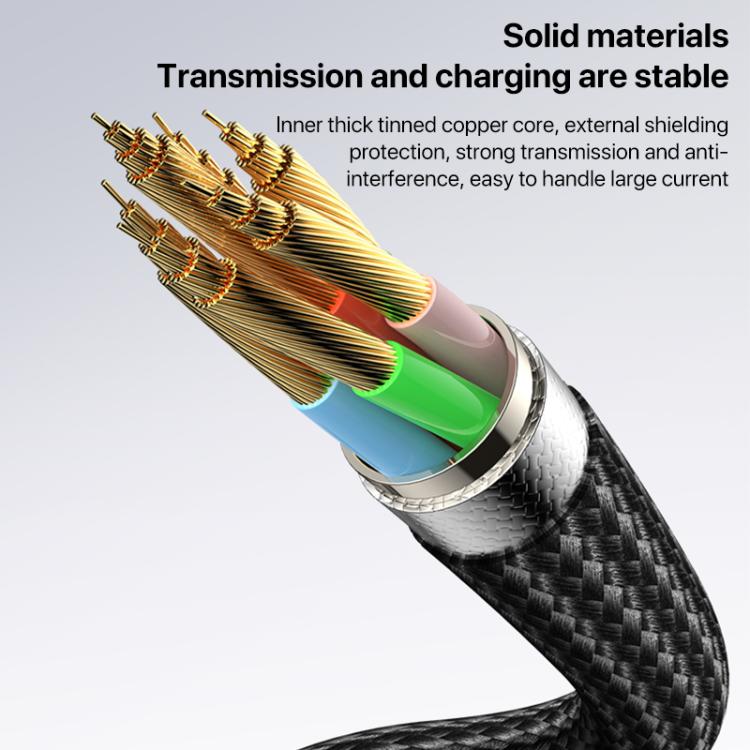 Yesido 12W 2.4A USB to 8 Pin Charging Data Cable