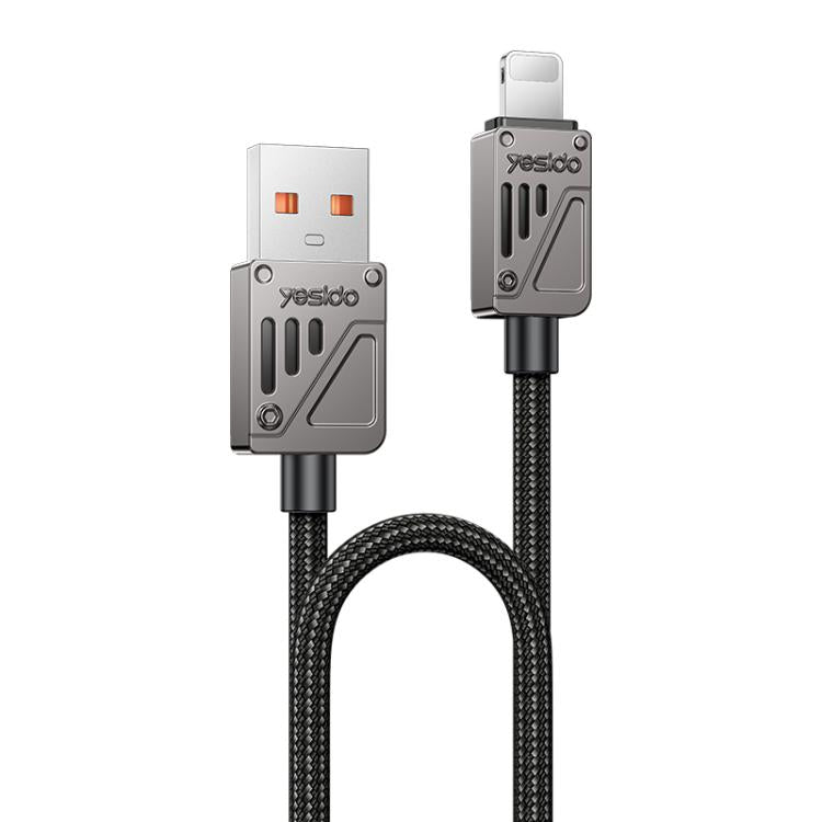 Yesido CA135L 12W 2.4A USB to 8 Pin Zinc Alloy Data Cable