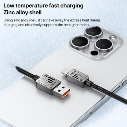 Yesido CA135L 12W 2.4A USB to 8 Pin Zinc Alloy Data Cable