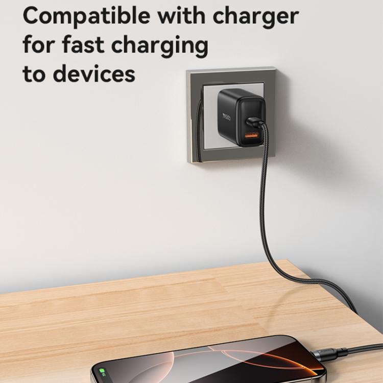 Yesido 60W 3A USB-C / Type-C to Type-C Charging Data Cable