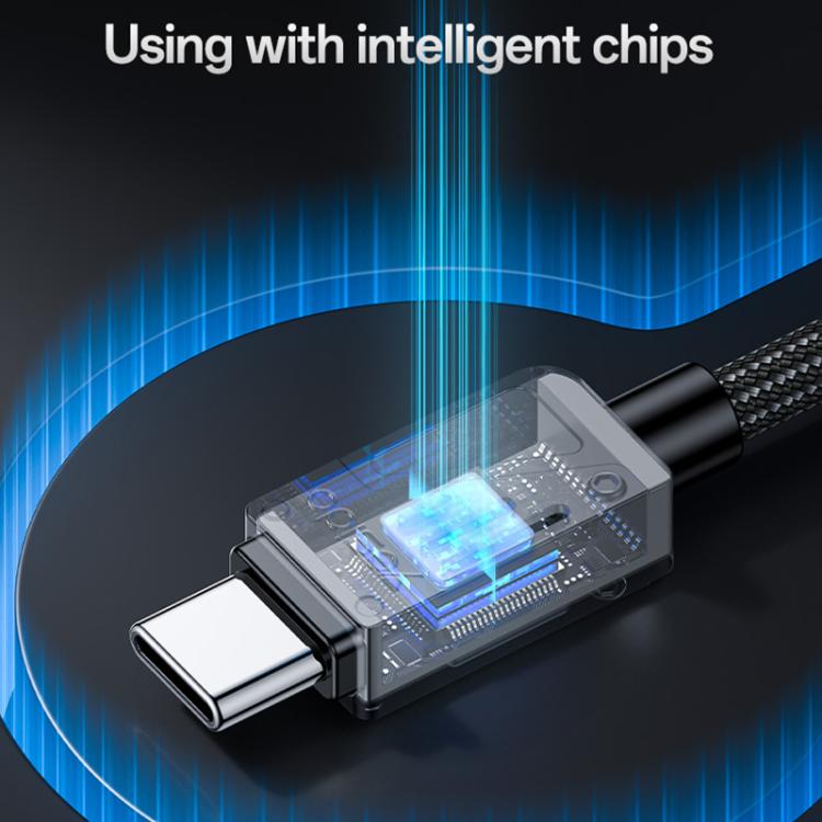 Yesido CA196 60W 3A USB-C / Type-C to Type-C Zinc Alloy Data Cable