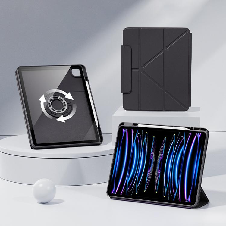 Relieve Stress Rotatable Y-Fold Leather Tablet Case