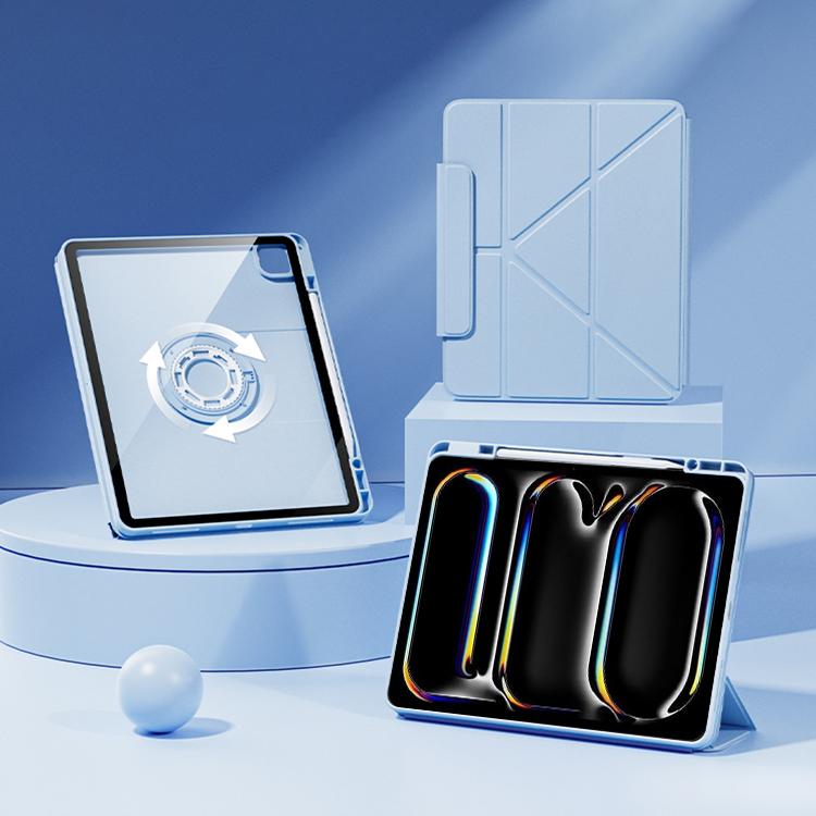 Relieve Stress Rotatable Y-Fold Leather Tablet Case