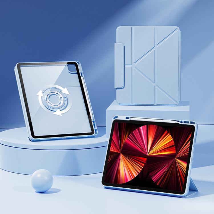 Relieve Stress Rotatable Y-Fold Leather Tablet Case, For iPad 2025 / 2022������������������������...
