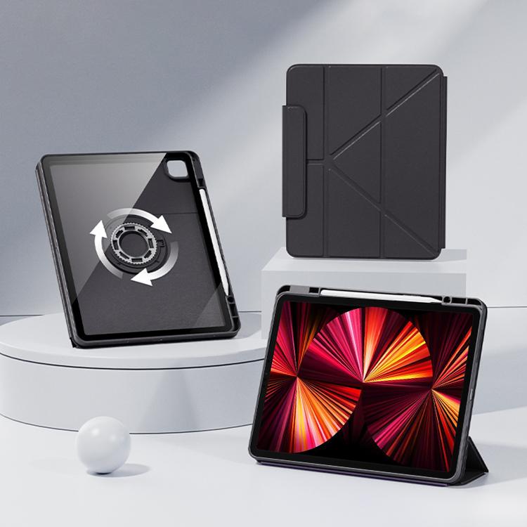 Relieve Stress Rotatable Y-Fold Leather Tablet Case, For iPad 2025 / 2022������������������������...