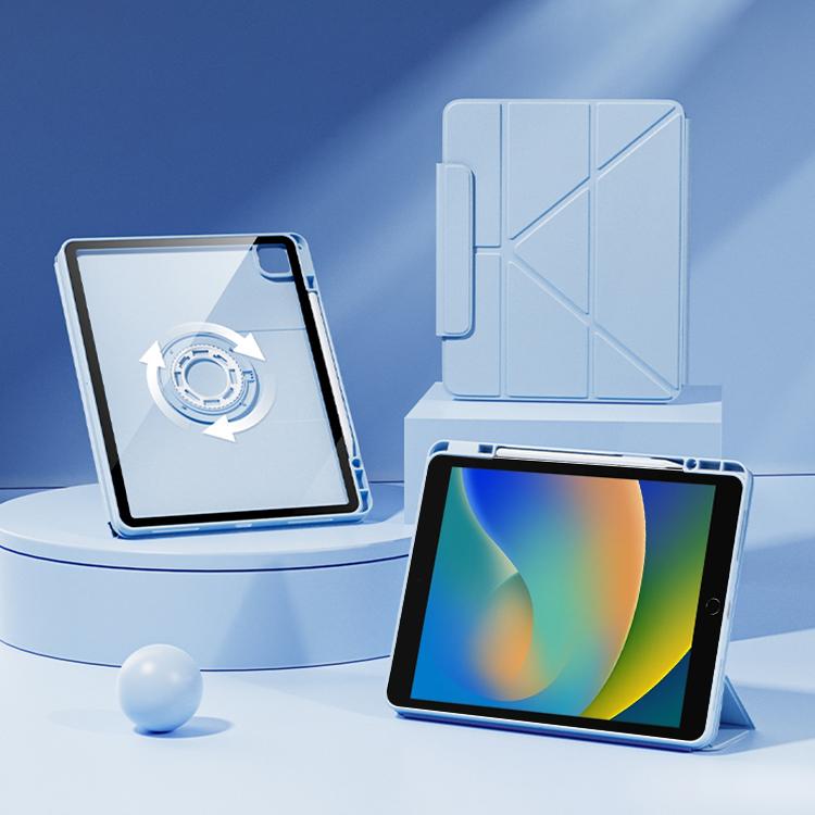 Relieve Stress Rotatable Y-Fold Leather Tablet Case, For iPad 2025 / 2022������������������������...