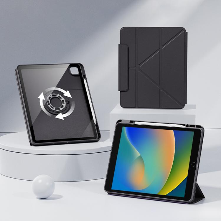 Relieve Stress Rotatable Y-Fold Leather Tablet Case, For iPad 2025 / 2022������������������������...