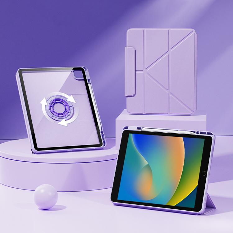 Relieve Stress Rotatable Y-Fold Leather Tablet Case, For iPad 2025 / 2022������������������������...