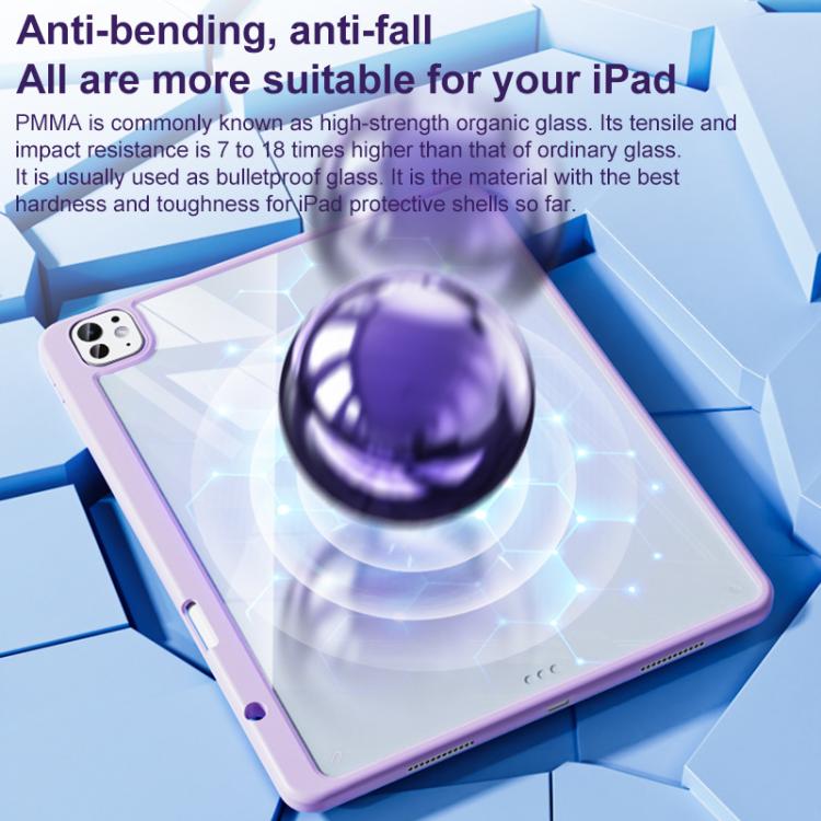 Relieve Stress Rotatable Y-Fold Leather Tablet Case, For iPad 2025 / 2022������������������������...