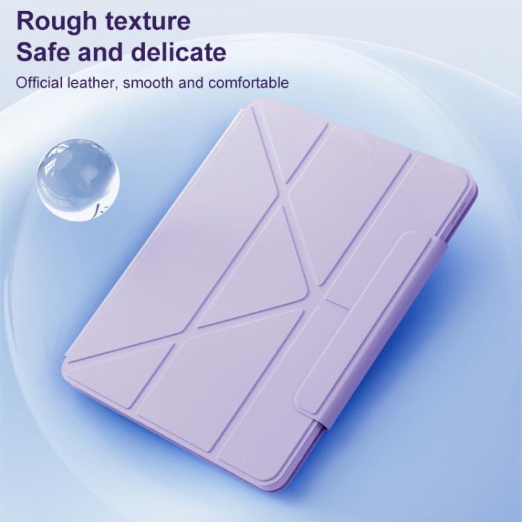 Relieve Stress Rotatable Y-Fold Leather Tablet Case, For iPad 2025 / 2022������������������������...