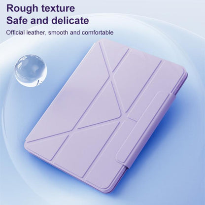 Relieve Stress Rotatable Y-Fold Leather Tablet Case, For iPad 2025 / 2022������������������������...