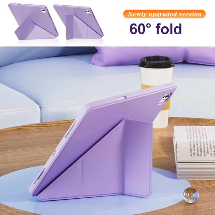 Relieve Stress Rotatable Y-Fold Leather Tablet Case, For iPad 2025 / 2022������������������������...