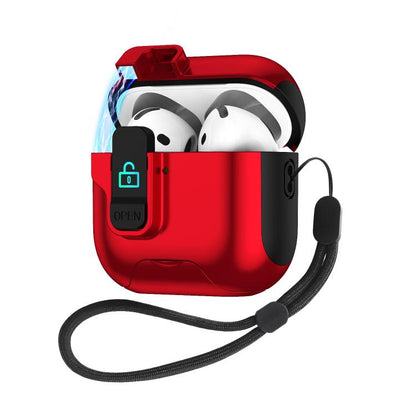 Automatic Pop-up Cover Holder Earphone Case with Switch Lock, For AirPods 4, For AirPods Pro 2���...