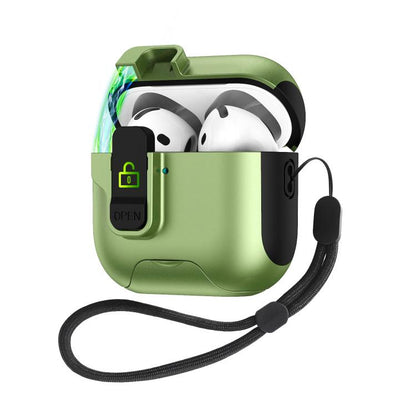 Automatic Pop-up Cover Holder Earphone Case with Switch Lock, For AirPods 4, For AirPods Pro 2���...