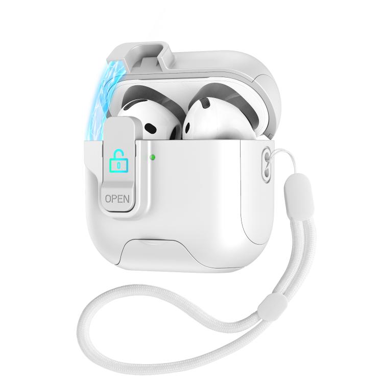 Automatic Pop-up Cover Holder Earphone Case with Switch Lock, For AirPods 4, For AirPods Pro 2���...