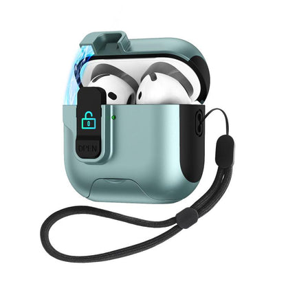 Automatic Pop-up Cover Holder Earphone Case with Switch Lock, For AirPods 4, For AirPods Pro 2���...