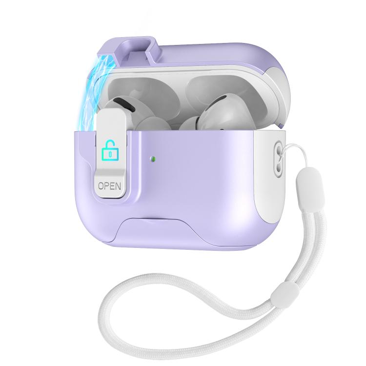 Automatic Pop-up Cover Holder Earphone Case with Switch Lock, For AirPods 4, For AirPods Pro 2���...