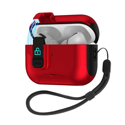 Automatic Pop-up Cover Holder Earphone Case with Switch Lock, For AirPods 4, For AirPods Pro 2���...