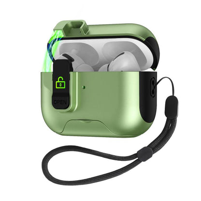 Automatic Pop-up Cover Holder Earphone Case with Switch Lock, For AirPods 4, For AirPods Pro 2���...