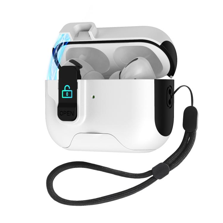 Automatic Pop-up Cover Holder Earphone Case with Switch Lock, For AirPods 4, For AirPods Pro 2���...