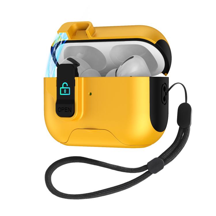 Automatic Pop-up Cover Holder Earphone Case with Switch Lock, For AirPods 4, For AirPods Pro 2���...