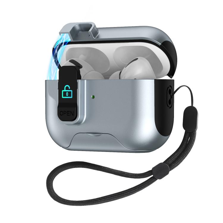 Automatic Pop-up Cover Holder Earphone Case with Switch Lock, For AirPods 4, For AirPods Pro 2���...