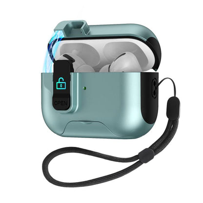 Automatic Pop-up Cover Holder Earphone Case with Switch Lock, For AirPods 4, For AirPods Pro 2���...