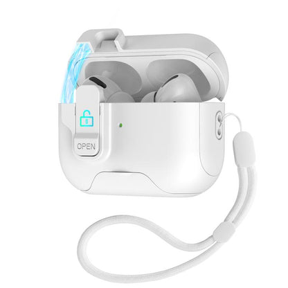Automatic Pop-up Cover Holder Earphone Case with Switch Lock, For AirPods 4, For AirPods Pro 2���...