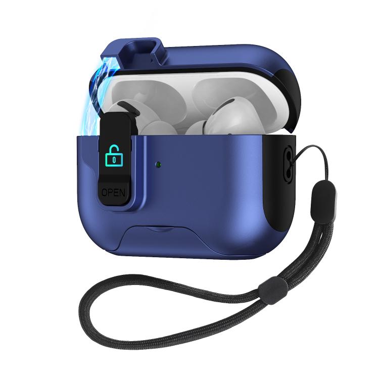 Automatic Pop-up Cover Holder Earphone Case with Switch Lock, For AirPods 4, For AirPods Pro 2���...