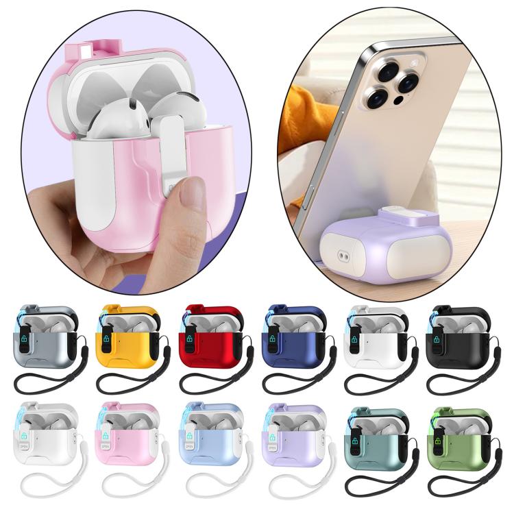 Automatic Pop-up Cover Holder Earphone Case with Switch Lock, For AirPods 4, For AirPods Pro 2���...