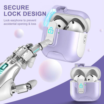 Automatic Pop-up Cover Holder Earphone Case with Switch Lock, For AirPods 4, For AirPods Pro 2���...