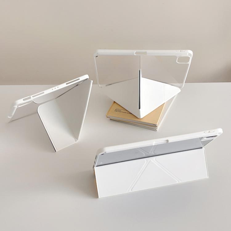 Rainbow Gradient Y-Fold Holder Leather Tablet Case