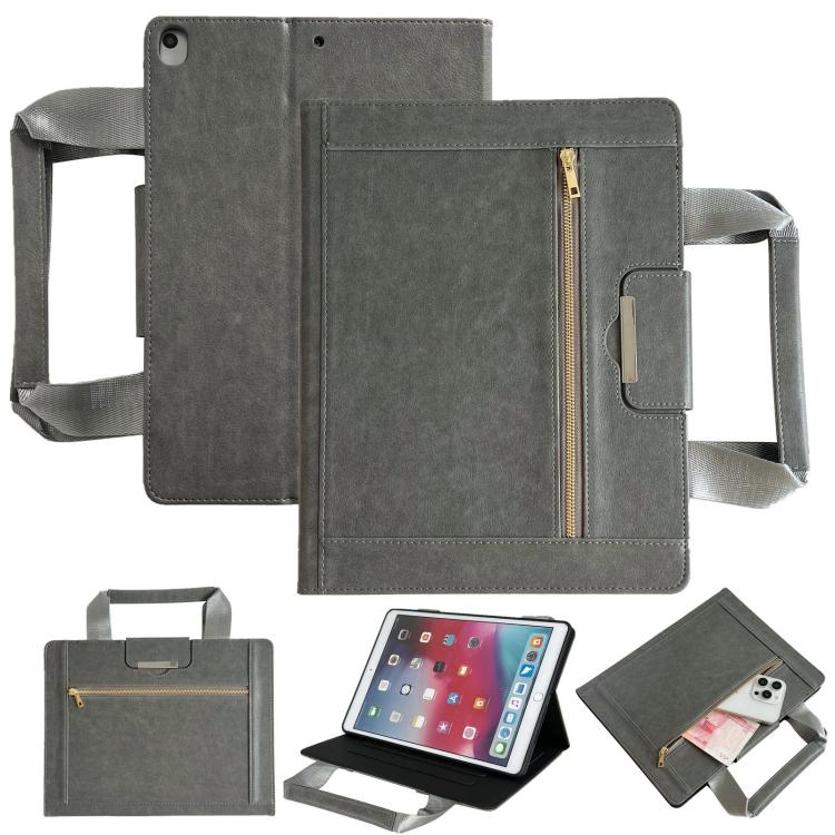 Zipper Handle Retro Smart Leather Tablet Case, For iPad 2025 / 2022, For iPad Air 11 2025 / 2024�...