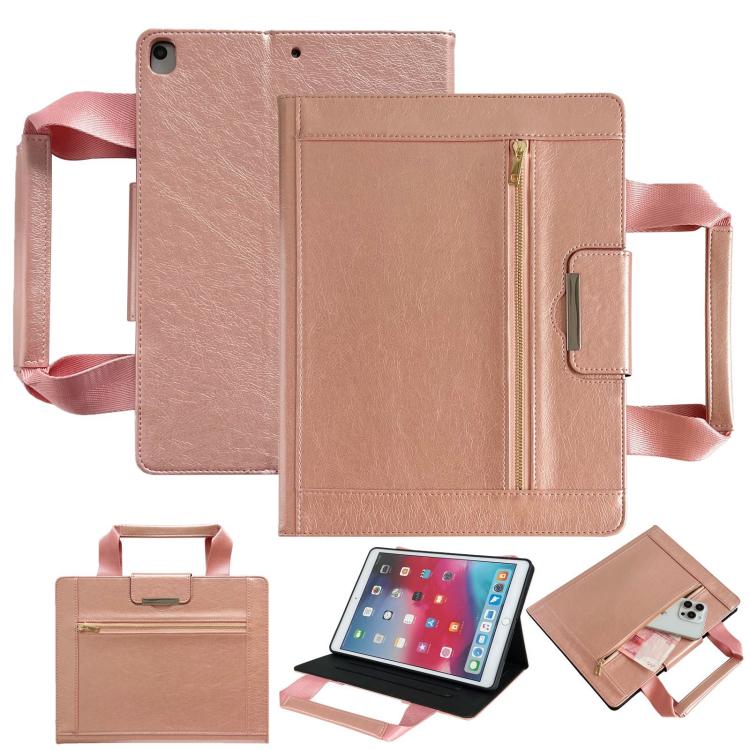 Zipper Handle Retro Smart Leather Tablet Case, For iPad 2025 / 2022, For iPad Air 11 2025 / 2024�...