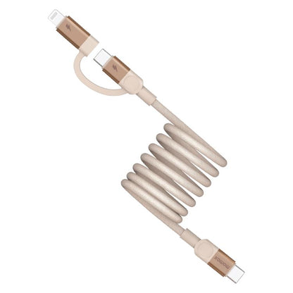 Momax Mag.Link Duo Magnetic 60W USB-C / Type-C to USB-C / Type-C / 8 Pin Data Cable, DC58 1m�����...