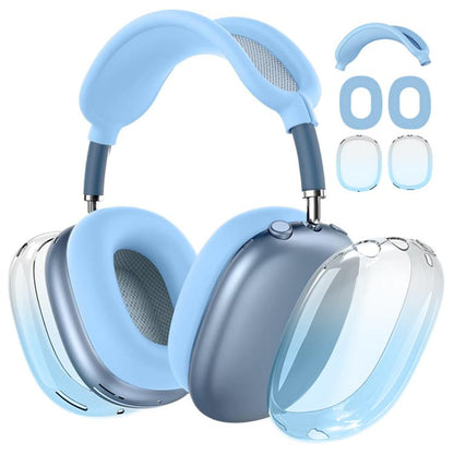 3 in 1 Headphones Gradient TPU Protective Case, For Apple AirPods Max