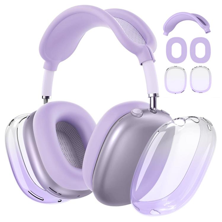 3 in 1 Headphones Gradient TPU Protective Case, For Apple AirPods Max