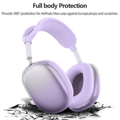 3 in 1 Headphones Gradient TPU Protective Case, For Apple AirPods Max